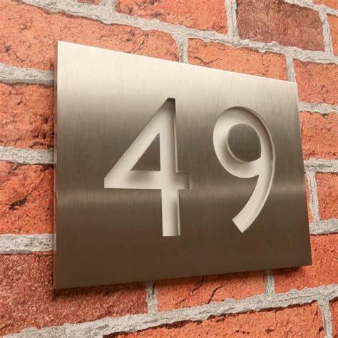 house numbers for walls